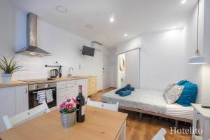 Kuchyň nebo kuchyňský kout v ubytování Hotelito Boutique Cinca