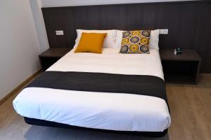 Cama o camas de una habitación en Hotel Alda Estación Ourense