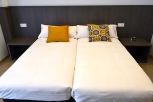 Cama o camas de una habitación en Hotel Alda Estación Ourense