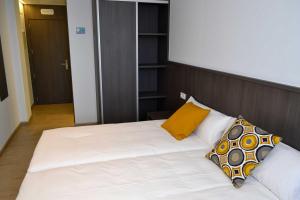 Cama o camas de una habitación en Hotel Alda Estación Ourense