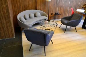 Zona de estar de Hotel Alda Estación Ourense