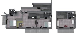 Plán poschodí v ubytovaní HEART - Manufaktur Appartements