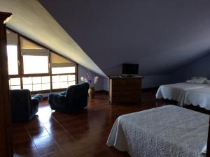 Posteľ alebo postele v izbe v ubytovaní Posada de Ajo