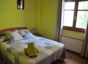 Postel nebo postele na pokoji v ubytování Apartamento Molí de Fòrnols