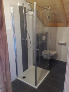Kylpyhuone majoituspaikassa Wieser Hütte