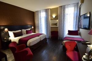 Postel nebo postele na pokoji v ubytování Best Western Plus Nice Cosy Hotel