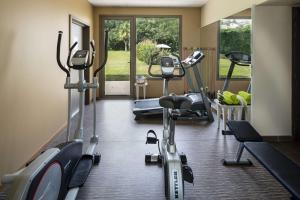 Fitness centrum a/nebo fitness zařízení v ubytování Best Western PLUS Elixir Grasse