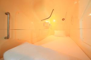 Ueno Station Hostel Oriental 1 Male Only房間的床