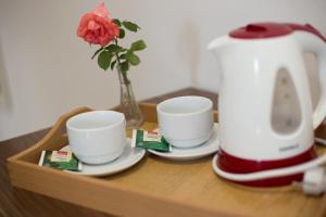 佛得角别墅十六湖旅馆的咖啡和沏茶工具