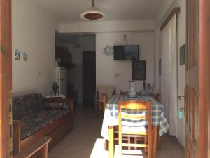 A television and/or entertainment centre at Livanina apartments
