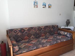 A seating area at Livanina apartments