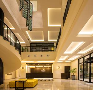 Posezení v ubytování Lemon Tree Premier City Center Pune