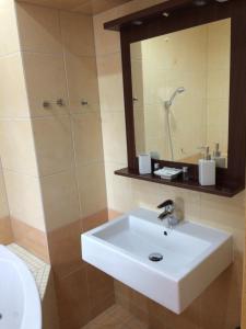 Koupelna v ubytování Hotel Panský dům