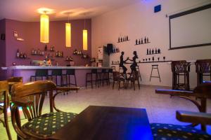 The lounge or bar area at Panorama Sidari