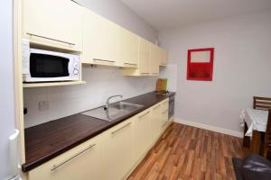 Köök või kööginurk majutusasutuses Apartment 707 Letterfrack