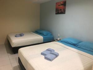Ein Bett oder Betten in einem Zimmer der Unterkunft Best Seven Motel