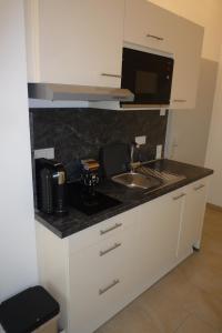 Кухня або міні-кухня у Appartement mit Aussicht