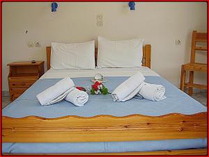 Кровать или кровати в номере Blue Lake
