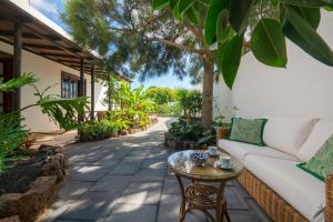 A garden outside Finca Botanico Secret Garden