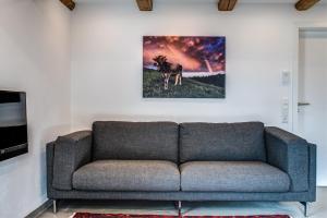 Зона вітальні в Ferienappartements Tor zum Allgäu