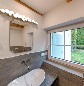 Koupelna v ubytování Ferienappartements Tor zum Allgäu
