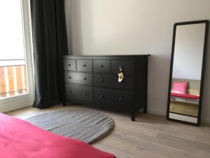 Postel nebo postele na pokoji v ubytování Erikas Haus