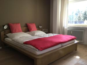 Postel nebo postele na pokoji v ubytování Erikas Haus