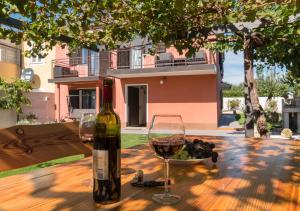Vonkajšia záhrada v ubytovaní Villa Roza