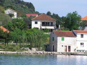 a house on the shore of a body of water at Apartment Pasman 1 in Pašman