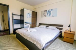 Posteľ alebo postele v izbe v ubytovaní Imperial Suites