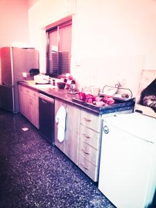 Kitchen o kitchenette sa Hayek Guest Villa