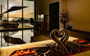 Sunset Paradise Villa的休息区