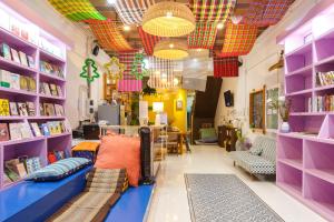Posezení v ubytování Aekkeko hostel