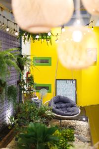 Zahrada ubytování Aekkeko hostel