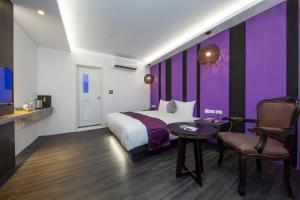 TV a/nebo společenská místnost v ubytování Fukun No. 3 Motel