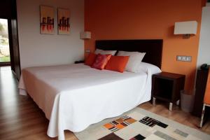 Postel nebo postele na pokoji v ubytování Hotel Araz