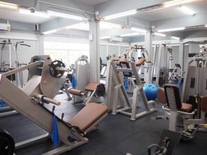 Fitness centrum a/nebo fitness zařízení v ubytování Good Room