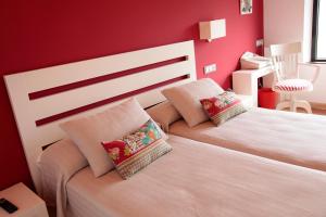 Postel nebo postele na pokoji v ubytování Hotel Araz