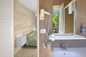 Koupelna v ubytování Hotel Degli Olmi