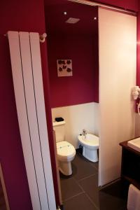 Koupelna v ubytování Hotel Araz