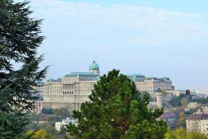 A general view of Budapest or a view of the city taken from Az apartmant