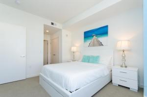 Modern Apartment Rentals客房内的一张或多张床位