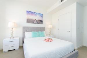 Modern Apartment Rentals客房内的一张或多张床位