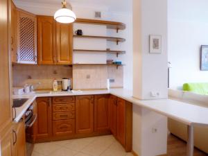 Kuchyňa alebo kuchynka v ubytovaní Apartment Górska 54