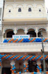 a building with a sign that reads the room at The Royal Jag Villa in Udaipur