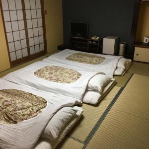 Llit o llits en una habitació de Hotel Tsukuba Hills Gakuen-odori