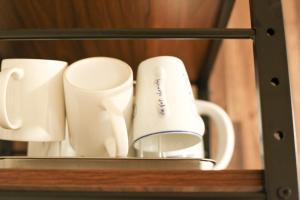 Comodidades para preparar café e chá em Guest House Re-worth Yabacho1 401