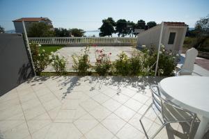 Balkón nebo terasa v ubytování Beach Studio Apartment Marija