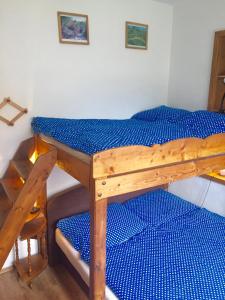 Letto o letti in una camera di Chalupa U Potoka