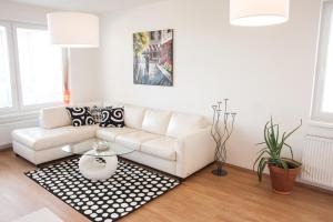 Posedenie v ubytovaní Prostorný 3 pokojový apartmán s dvěma terasami